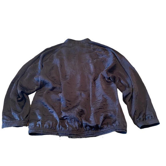 MICHAEL KORS lightweight oversized zip front jacket with gold hardware bomber - Picture 4 of 11